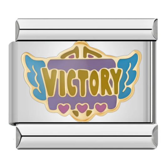 Victory Italian Silver Charm