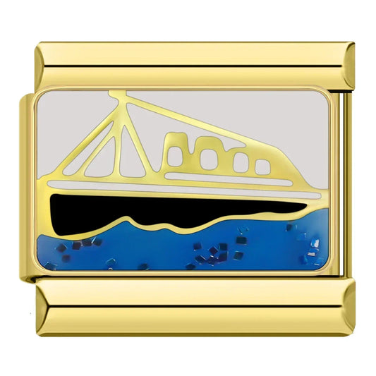 Titanic Italian Gold Charm